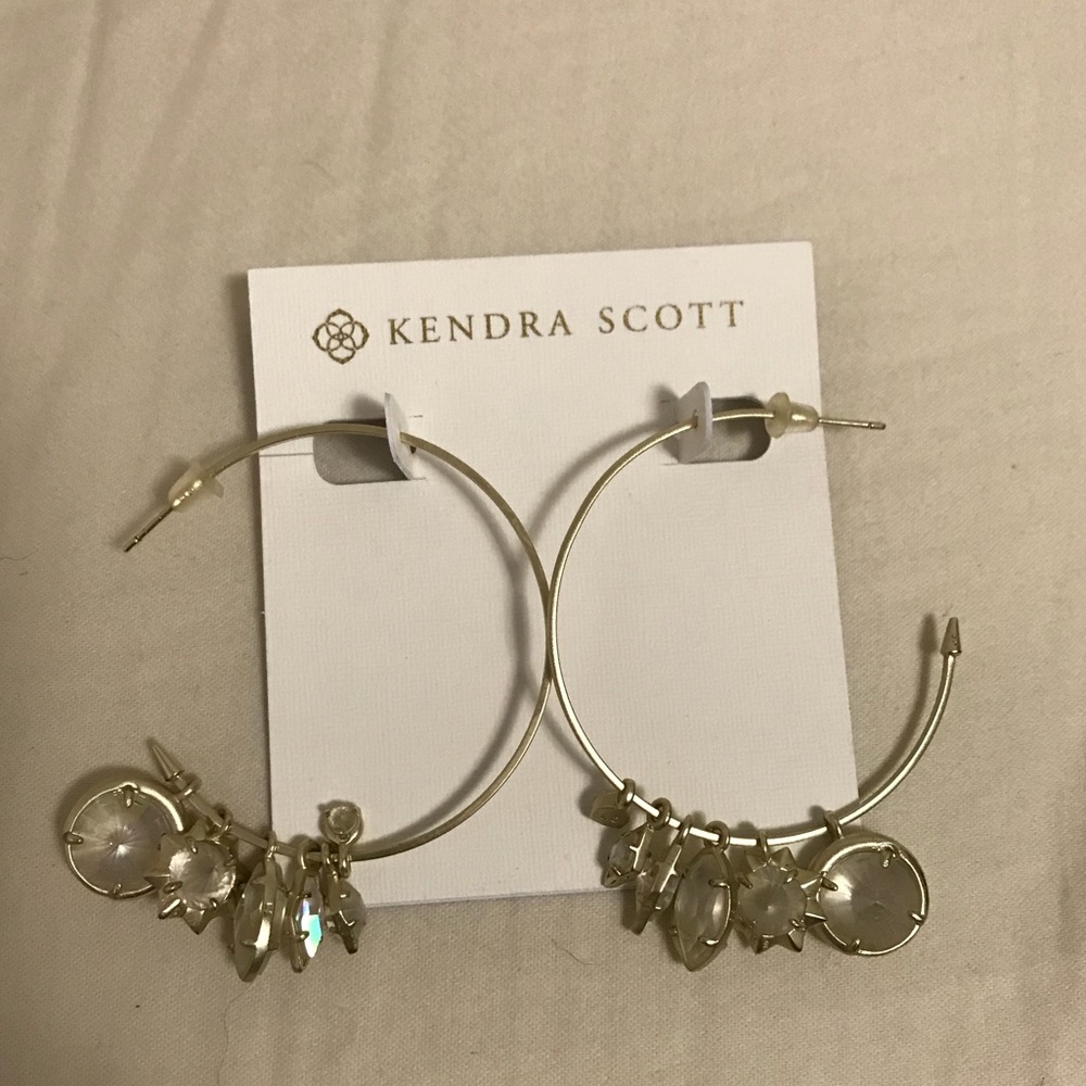 Kendra Scott Hoop Earrings w Removable Charms